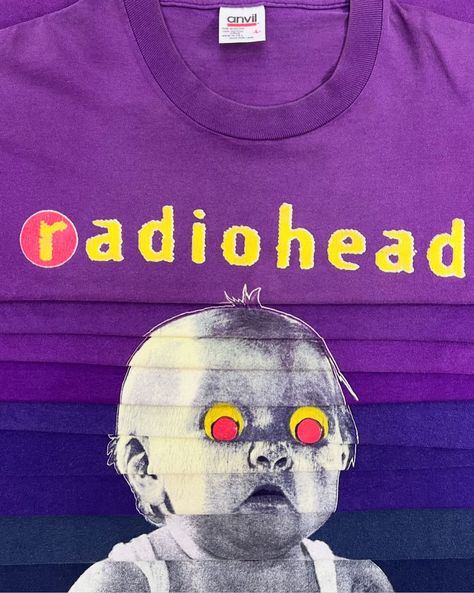 Collection of Vintage Radiohead Pablo Honey tour tees via @soldtheworlds Radiohead Pablo Honey, Pablo Honey, Radiohead, Honey, Quick Saves