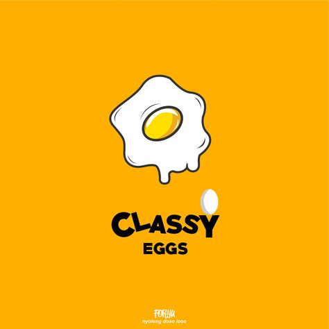 Egg Logo Design Ideas, Egg Illustration Design, Egg Logo Design, Egg Logo, Graphic Deisgn, Happy Dussehra Wishes, Telur Dadar, Egg Packaging, Free Logo Design