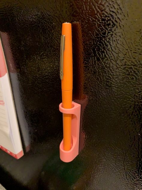 5x3mm Pen Holder Fridge Magnet by esq_prints - Thingiverse 3d Printed Fridge Magnets, Fridge Magnet, Pen Holder, Pen Holders, Fridge Magnets, 3d Printer, 3d Printing, The Original, Printer