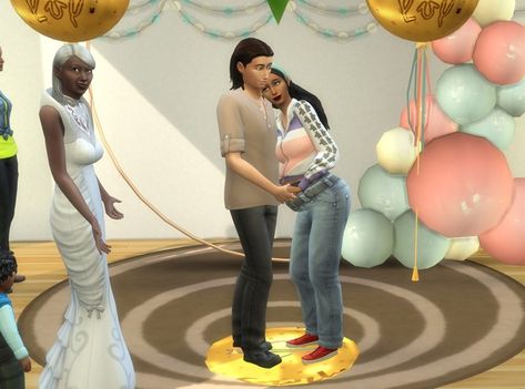 Gender Reveal Update (Get To Work Required) | Patreon Sims4 Gender Reveal Mod, Sims 4 Mods Gender Reveal, Gender Reveal Poses Sims 4, Pandasama Childbirth Mod, Sims4 Gender Reveal Cc, Gender Reveal Sims 4 Cc, Sims4 Baby Shower Cc, Sims 4 Cc Gender Reveal Mod, Sims 4 Cc Baby Shower Decor