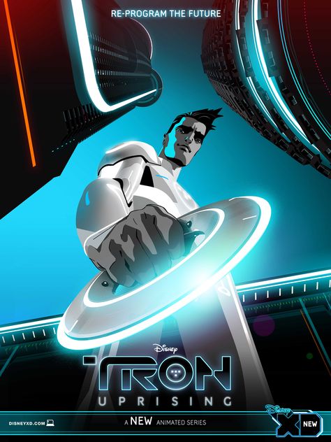 Tron Art, Tron Uprising, Armadura Ninja, Bruce Boxleitner, Tron Legacy, Disney Xd, Daft Punk, Animation Series, Disney Channel