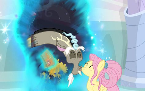 Mlp Discord X Fluttershy, Mlp Fluttershy X Discord, Fluttershy Discord, Fluttershy X Discord, Lyra Heartstrings, What Could Have Been, Mlp Memes, My Little Pony Poster, My Little Pony Twilight