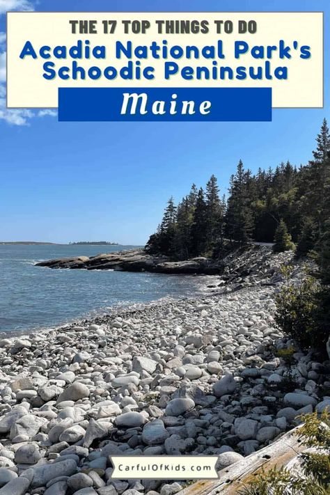 Schoodic Peninsula Maine, National Park Lodges, Acadia National Park Maine, National Park Camping, Mount Desert Island, Maine Travel, Road Trip Routes, Hiking National Parks, National Park Road Trip