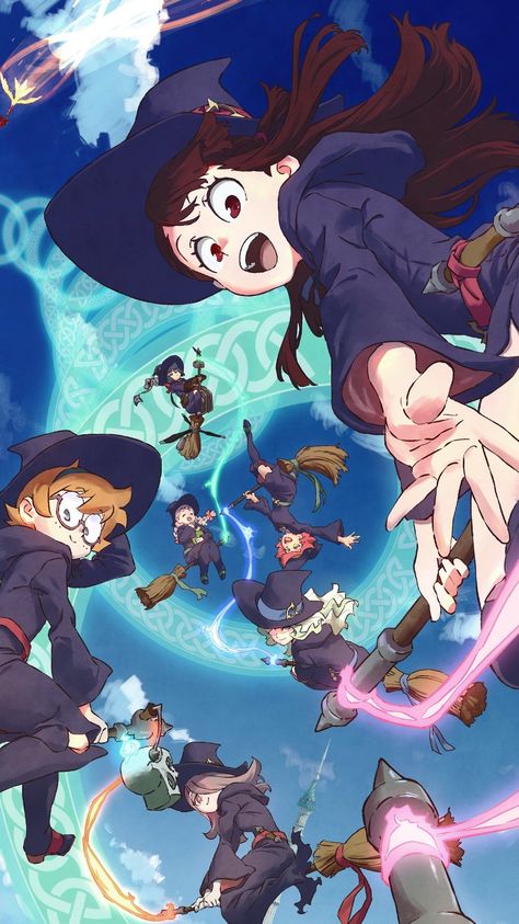 4k Gaming Wallpaper, My Little Witch Academia, Little Witch Academia, With Wallpaper, Academia Wallpaper, Witch Academia, Drawing Projects, Gaming Wallpapers, Kimetsu No Yaiba