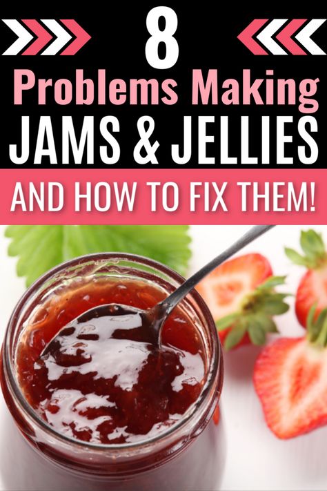 Jelly Or Jam Recipes, How To Can Jams And Jellies, Making Jams And Jellies, How To Thicken Jam That Didnt Set, Canned Jams And Jellies, Jam And Jelly Recipes, Jelly Homemade, Keto Jam, Muscadine Jelly