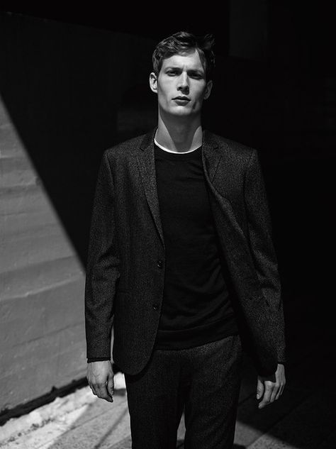 Felix Gesnouin - Theory, fall 2014 Felix Gesnouin, Fall 2014, Men's Style, Male Models, Men's Fashion, Suit Jacket, Models, My Style, Fabric