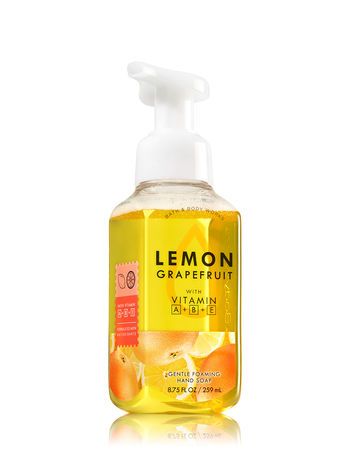 Lemon Grapefruit Gentle Foaming Hand Soap - Bath And Body Works Lemon Bath, Lemon Set, Bath & Body Works, Lemon Kitchen, Kitchen Soap, Foam Soap, Foaming Hand Soap, Bath And Bodyworks, Hand Care