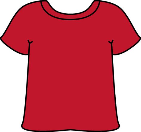 Red Tshirt Cute Red T-shirt For School, Plain Red T Shirt, Premium Red Casual T-shirt, Red Cotton T-shirt With Cartoon Print, Classic Red Cotton T-shirt, T Shirt Clipart, Shirt Clipart, Shirt Clips, Man Clipart