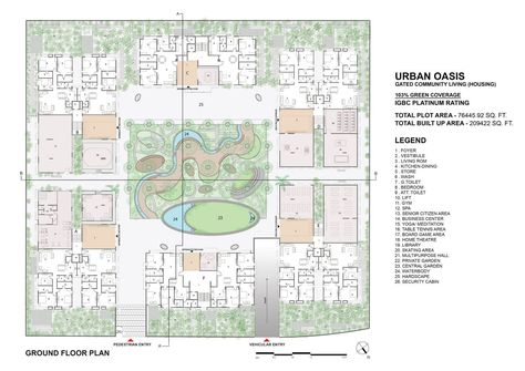 Connecting Buildings Architecture, Training Center Design, Grid Architects, Green Building Architecture, Biophilic Architecture, Senior Design, Green Terrace, Green Jobs, Corporate Interior Design