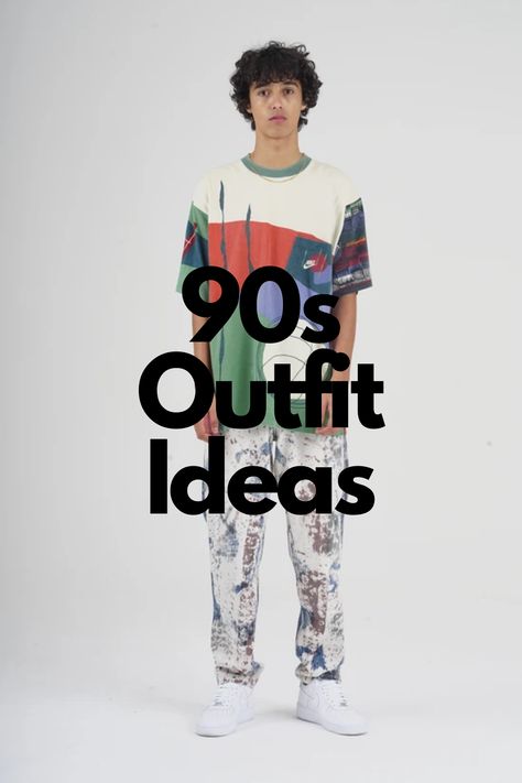 Mens 90s Party Outfit, 90s Fashion Outfits 1990s Style Men, 90s Costume Ideas Men, Mens 90s Outfits Party, 90s Costume Men, Mens 90s Fashion Outfits 1990s Style, 90s Theme Party Outfit Men, 90s Outfit Ideas Men, Boys 90s Outfit Ideas