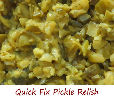 I just made a big batch of my quick fix spicy pickles. Man, they are good! But making them left me with a container full of dill pickle pieces. Ends, small pieces, little chunks. The parts that didn’t cut the mustard so to speak. So, what to do with those pickle scraps? Make quick fix pickle relish! I not only loved it, I thought it was much better than the store-bought stuff. Mustard Pickle Relish, Dill Pickle Relish Recipe Easy, Dill Relish Recipe Easy, Dill Pickle Mustard Recipe, Homemade Relish From Pickles, Pickle Relish Recipe Easy, Dill Relish Recipe, How To Make Relish, Homemade Dill Relish