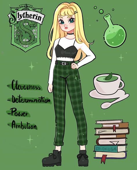 6,552 Likes, 99 Comments - Art, Tutorials, Memes⚡️ (@artyzzl) on Instagram: “What’s ya house? Slytherin gang🤘🏻 Support the artist : @reaa_art  Follow @artyzzl for more m! . . .…” Citate Harry Potter, Harry Potter Girl, Cute Harry Potter, Harry Potter Images, Harry Potter Artwork, Harry Potter Houses, Harry Potter Tumblr, Harry Potter Drawings, Harry Potter Outfits