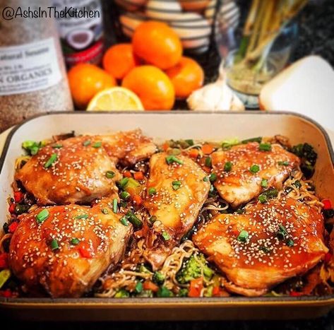 Ginger Orange Chicken Thighs – Ash's In The Kitchen Orange Chicken Thighs Recipe, Orange Chicken Thigh Recipe, Orange Chicken Thighs, Citrus Chicken Recipes, Tangerine Chicken, Keto Prep, Marmalade Chicken, Chicken Thighs In Oven, Orange Glazed Chicken