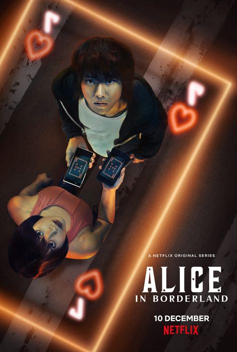 Alice in Borderland (December 2020) Alice In The Borderland, Borderlands Series, Tears In Heaven, Game Of Survival, Andy Garcia, Alexander Ludwig, Blair Witch, Simon Pegg, Ip Man