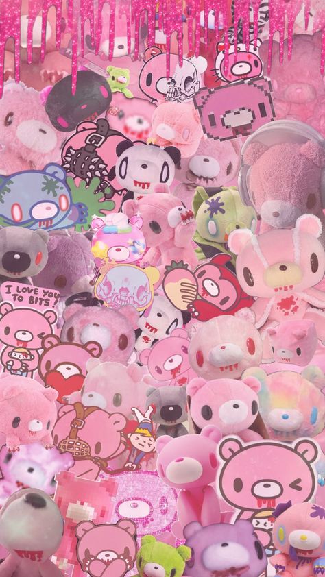 #gloomybear #gloomybearwallpaper #wallpaper #ilovegloomybear Gloomy Bear Background, Gloomy Bear Wallpaper Iphone, Cutegore Wallpaper, Gloomy Bear Wallpaper, Kawaii Pastel Goth, Gloomy Bear, Y2k Wallpaper, Yami Kawaii, Wallpaper Patterns