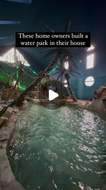 DroneHub on Instagram: "Can you believe it! ? 🤯
•
#home #house #waterpark #pool" Swimming Pool Inside House, Home Water Park, The Deepest Pool In The World, Deepest Pool In The World, Insane Indoor Pools, Insane Pools, Indoor Pool House, Indoor Swimming Pool Design, R Kelly