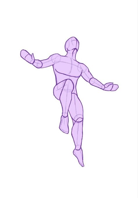 Flying Pose Drawing Reference, Poses Flying Reference, Human Flying Poses, Flying Poses Reference Drawing, Superhero Poses Flying, Hanging Upside Down Pose Reference Drawing, Floating Character Pose Male, Person Jumping Reference Drawing, Jump Drawing Reference