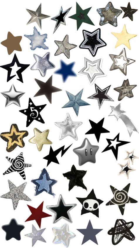 Grunge Scrapbook, Iphone Stickers, Scrapbook Printing, Collage Phone Case, Scrapbook Stickers Printable, Star Wallpaper, Easy Diy Art, Star Stickers, Collage Maker