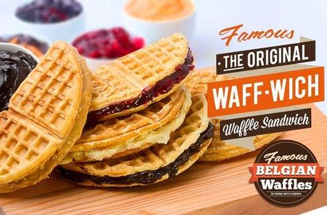 Flavored Waffles, Waffle Sandwich, Belgian Waffles, Metro Manila, Hands On, Philippines, Waffles, Pastry, Sandwiches