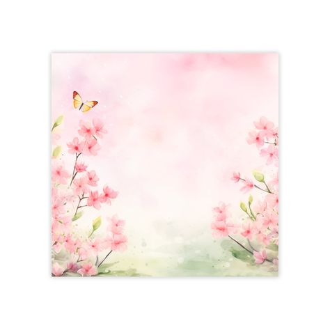 Butterfly Blossoms Post-it® Note Pads - designer - pastel watercolor, pink flowers, gift for flower lover, sticky notes - 50 sheets, 2 sizes Watercolor Pink Flowers, Post It Note, Note Pads, Pastel Watercolor, Flowers Gift, Digital Planning, Post It Notes, Flower Lover, Everyday Essentials