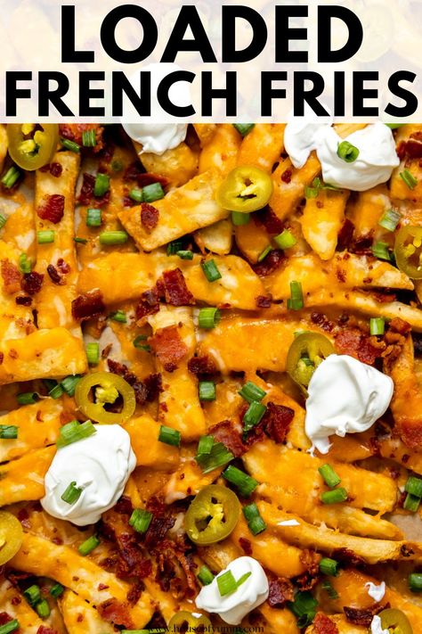 Loaded Texas Cheese Fries Texas Cheese Fries, Loaded French Fries, Tex Mex Soup, House Of Yumm, Recipes For Game Day, Go To Meals, Simple Dinner Recipes, Affordable Recipes, Loaded Sweet Potato