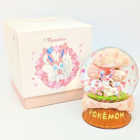 Pokemon Snow Globe From Lotteria Sylveon Sakura Design Sakura Design, Stationery Collection, Cute Pokemon, Snow Globe, Snow Globes, Globe, Pokemon, Stationery, Design