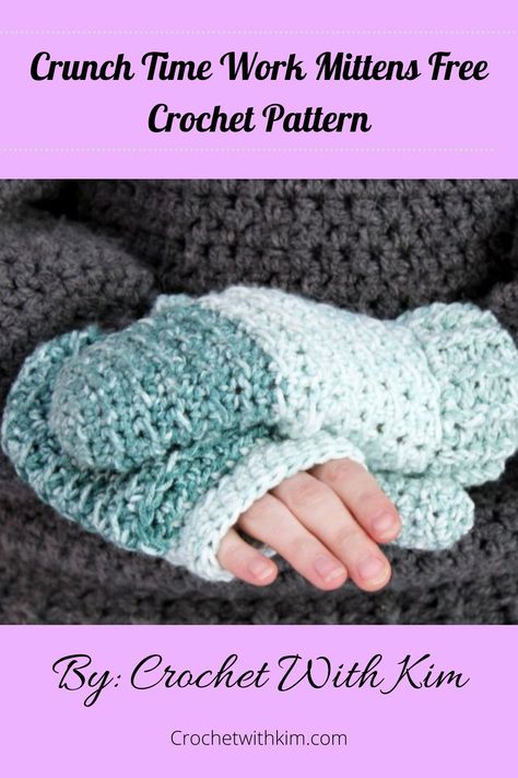 Crochet Mitten Gloves, Crochet Hand Warmers For Men, Mens Crochet Mittens Free Pattern, Crochet Mittens With Flap, Crochet Mens Mittens, Crochet Mittens Chunky Yarn Free Pattern, Crochet Pattern Mittens, Convertible Mittens Crochet Pattern Free, Crochet Fingerless Gloves With Flap