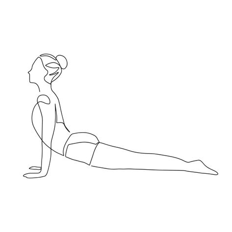 Yoga Line Drawing, Sport Drawing, Pilates Logo, Health Illustration, International Day Of Yoga, Hand Outline, Yoga Drawing, Outline Pictures, Personal Illustration