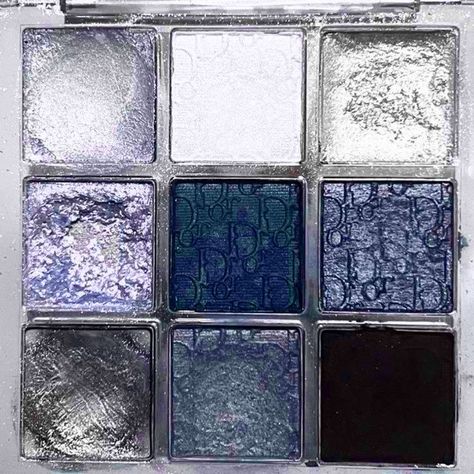 Blue And Silver Aesthetic, Grey Blue Aesthetic, Spotify Ideas, Spotify Playlist Cover, Makeup Pallets, Spotify Playlist Covers, Makeup Palettes, Eyeshadow Pallets, Eyeshadow Palettes