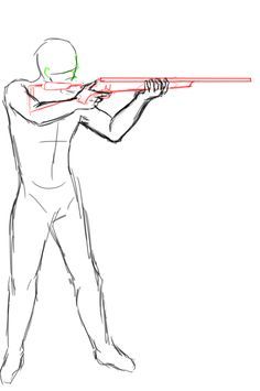 I’m really surprised that there’s aren’t many pose refs on how to draw someone aiming a rifle at a simple side angle xD Decided to draw one up; the rifle model used is loosely based on the tikka t3, but I don’t remember how big they are lol.Disclaimer: I’m not that experienced in holding rifles so forgive me if the stance is wrong ;7; Musket Pose Reference, How To Draw Flashlight, Zombie Apocalypse Drawing Reference, Using Phone Reference, Rifleman Pose, Shooting Reference Pose, Holding A Shotgun Reference Drawing, Shooting Pose Reference, On Phone Pose Reference