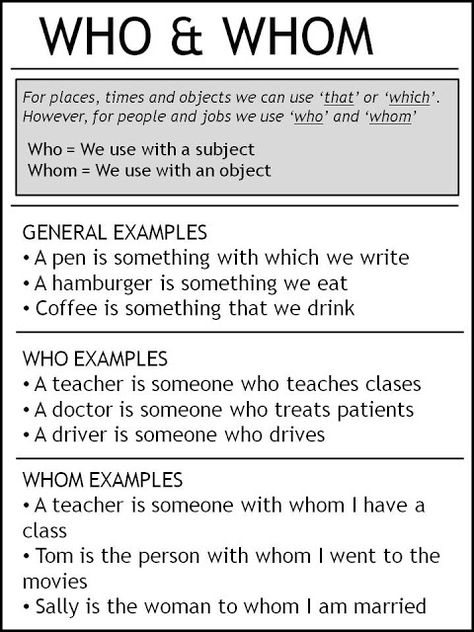 Who, Whose, Whom 2-2 Who Whom Whose Grammar, Who Vs Whom, Relative Clauses, Relative Pronouns, English Collocations, English Skills, Learning English For Kids, Grammar Vocabulary, Teaching Grammar