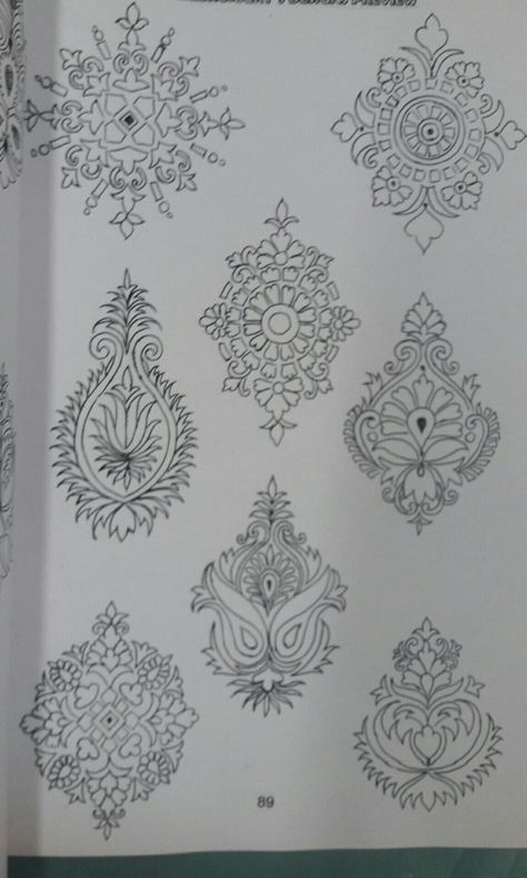 Chikankari Sketch, Saree Butta Design Sketch, Butti Design Sketch, Jewellery Motifs, Butti Design, Indian Embroidery Designs, Crewel Embroidery Patterns, Jewellery Design Sketches, Jewelry Design Drawing