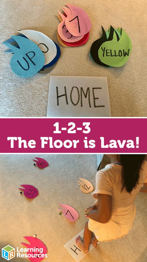 Volcano Activities, Fun Learning Games, Floor Is Lava, The Floor Is Lava, Summer Play, Baby Learning Activities, Alphabet Activities Preschool, Daycare Activities, Activity Pages