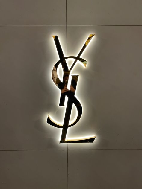 Ysl Logo Aesthetic, St Laurent, Luxury Brands Aesthetic Wallpaper, Yves Saint Laurent Aesthetic, Saint Laurent Aesthetic, Saint Laurent Store, Louis Vuitton Iphone Wallpaper, Rich Cars, Neutral Bedroom Decor