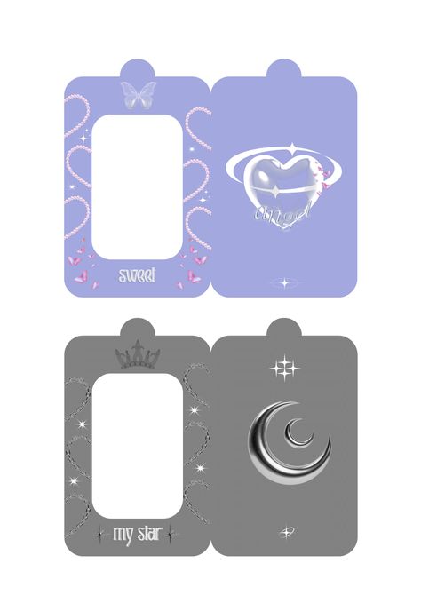 template Pc Holder Template, Pc Holder, Photo Cards Diy, Photo Cards, Card Holder, Paper Crafts, Coding, Design