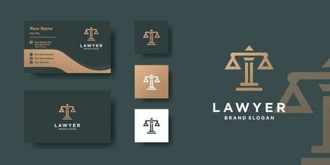 Lawyer Visiting Card Design, Lawyer Card Design, Lawyer Logo Design Modern, Lawyer Logo Design, Lawyer Branding, Calling Card Design, Business Card Fonts, Certificate Of Recognition Template, Lawyer Business Card