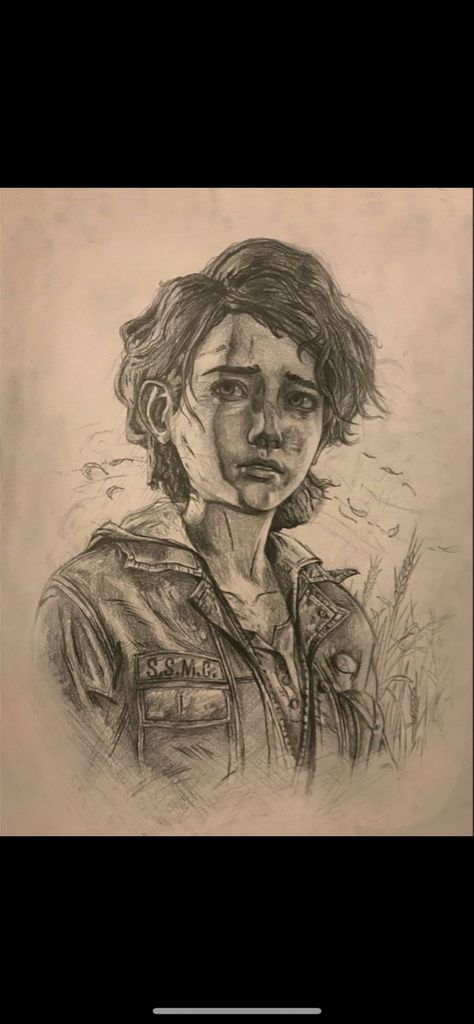 Twd Clementine Fan Art, The Walking Dead Game Fanart, Clementine Twd Fanart, Clementine Drawing, Clementine Fanart, Tlou Art, Clementine Twd, Clementine Walking Dead, Clementine Art