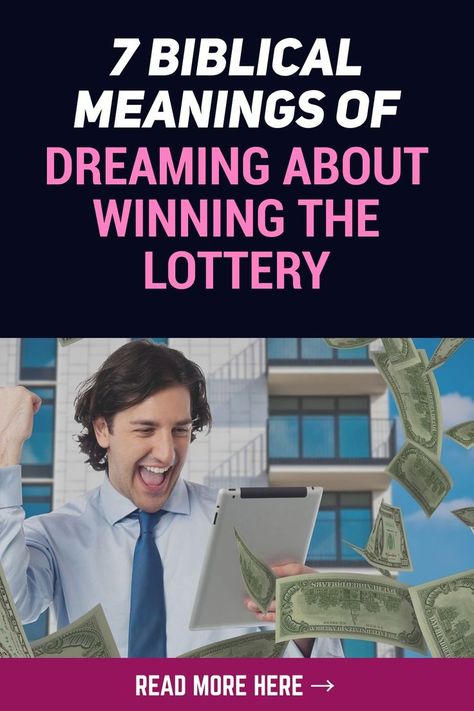 The premise of turning a few bucks into millions of dollars is a very enticing prospect that lots of people pin their hopes on every day. This makes dreaming of winning the lottery quite a common experience for everyone. But without a doubt, hitting the jackpot in your dream is a message from God to help you further on your journey as a Christian. #dreams #dreaminterpretation #dreammeaning #spirituality #dreamsymbols Message From God, Dream Meaning, The Lottery, Dream Symbols, Dream Meanings, Lots Of People, Millions Of Dollars, Hidden Messages, Dream Interpretation