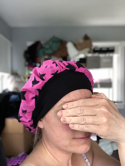 Bouffant Scrub Hat Pattern Free With Elastic, Bouffant Scrub Hat Pattern Free, Scrub Cap Pattern Free, Diy Scrub Hat, Diy Scrub Cap, Surgery Nurse, Scrub Hat Patterns, Scrub Caps Pattern, Beginning Sewing