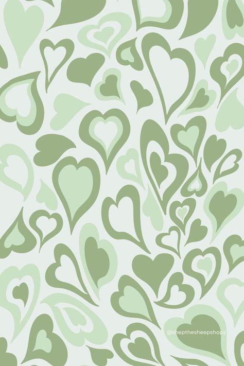 light green aesthetic swirly y2k heart trendy pattern background 

#heartpatternwallpaper #trendyheartbackground #aesthetictrendywallpaper #y2kaestheticheartpattern #trendybackground #summerheartbackground Sage Green And White Aesthetic Wallpaper, Sage Green Wallpaper Y2k, Green Valentines Day Aesthetic, Cute Green Backgrounds, Aesthetic Sage Green Background, Sage Green Background Aesthetic, Green Heart Aesthetic, Green Love Background, Retro Sage Green Aesthetic