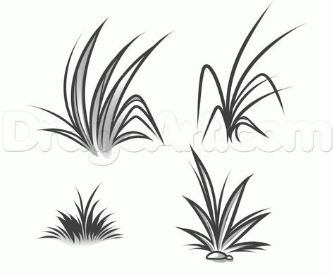 how-to-draw-grass Grass Drawing, Grass Design, Landscape Drawings, Art Instructions, Cool Landscapes, Design Drawing, Arte Floral, Realistic Drawings, Drawing Techniques