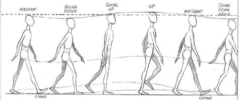 Animation Research: Walk Cycle | CLOY TOONS Walk Cycle Reference, How To Do Animation, Animation Walk Cycle, Cycle Drawing, Walking Animation, Principles Of Animation, Walking Poses, Walk Cycle, Learn Animation