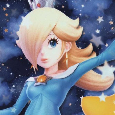 Rosalina Icon, Stars, Blue