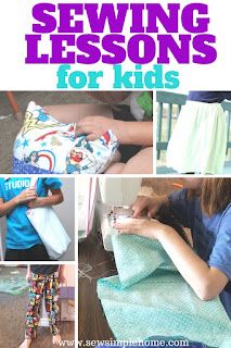 Teach your young child or teen to sew with these simple sewing lessons for kids that include lessons and project ideas. First Sewing Machine Project Simple, Simple Sewing For Kids, 4h Sewing Project Ideas, Easy Sewing Projects For Beginners Kids, First Sewing Projects For Kids, Sewing Machine Projects For Kids, Sewing Projects For Beginners Kids, Kids Sewing Projects Beginner, Beginner Sewing Projects For Kids