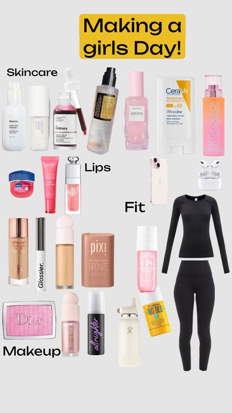 Making a girls routine/day Routine Day, Girls Weekend, Girl Day, The Ordinary, Sunscreen, Beauty Makeup, Lips, Makeup, Beauty