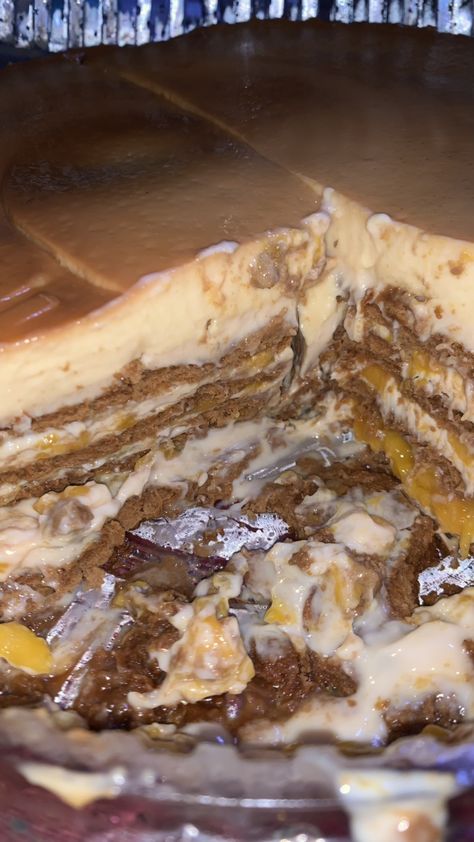 Mango Graham Cake, Photo Prank, Mango Graham, Graham Cake, Food Snap, Delicacy Food, Lunch Recipes Healthy, Mood Instagram, Snap Food