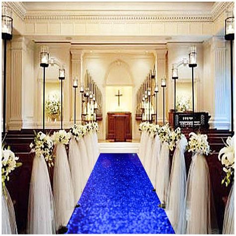 Burlap Aisle Runner, Royal Blue Wedding Theme, Wedding Aisle Runner, Wedding Runner, Aisle Runners, Aisle Runner Wedding, Banquet Decorations, Royal Blue Wedding, Sequin Wedding