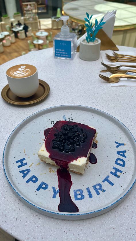 #birthday #hbd #raincafe #cheesecake #august Happy Birthday Cheesecake, Birthday Cheesecake, Chocolate Fondue, Cheesecake, Happy Birthday, Cafe, Birthday, Quick Saves