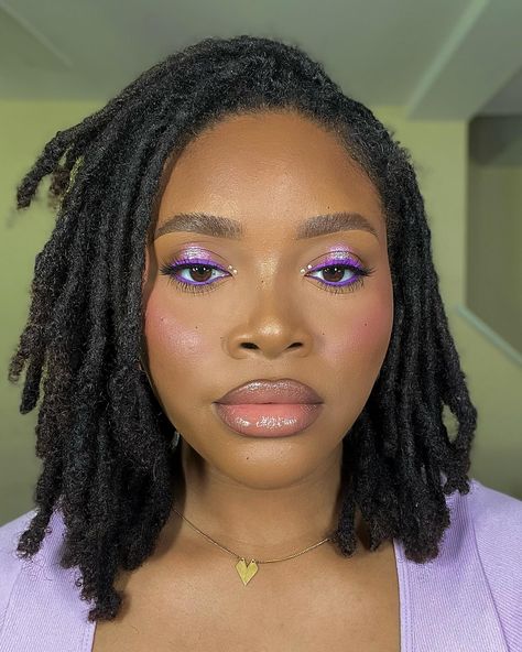 Just here to remind you how much a little purple can do for brown eyes. 🫶🏾 this was such a low effort look. I used: @kaleidosmakeup “The Escape Pod” palette @maybelline tattoo studio eyeliner in “purple pop” And some glitter #makeupartist #makeupforblackwomen #makeupinspo #purpleeyeshadow #purpleeyeliner #melaninmakeupdaily #melaninmakeupdaily #makeuptutorial Purple Mascara Makeup, Freelance Makeup Artist Business, Purple Mascara, Purple Eyeliner, Maybelline Tattoo, Escape Pod, Freelance Makeup Artist, Makeup Artist Business, Mascara Makeup