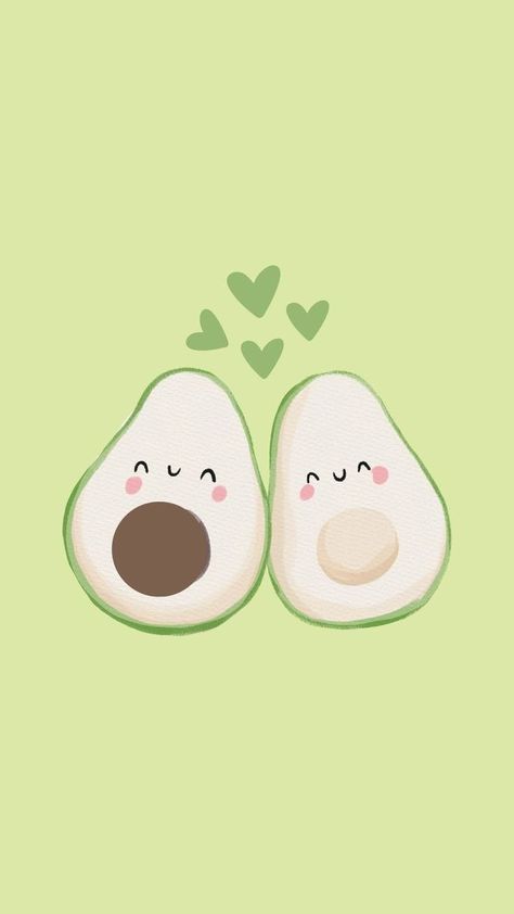 Iphone Wallpaper Cat, Images Kawaii, Cute Avocado, Cute Flower Wallpapers, Cute Emoji Wallpaper, Easy Doodles Drawings, Cute Doodles Drawings, Iphone Wallpaper Girly, Pink Wallpaper Iphone